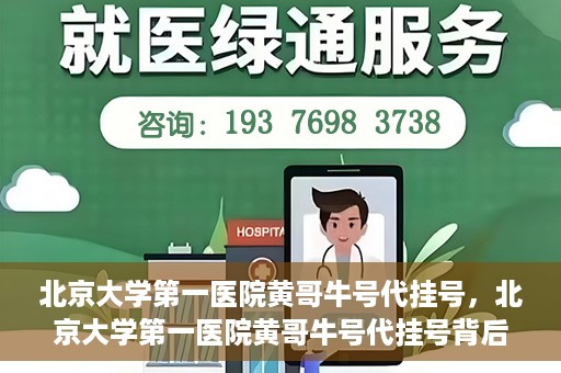 北京大学第一医院黄哥牛号代挂号，北京大学第一医院黄哥牛号代挂号背后的故事与真相探索