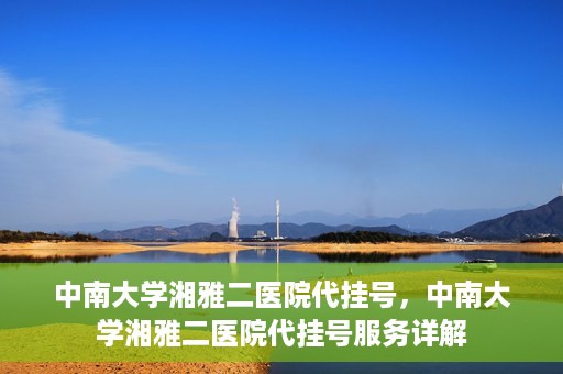 中南大学湘雅二医院代挂号，中南大学湘雅二医院代挂号服务详解