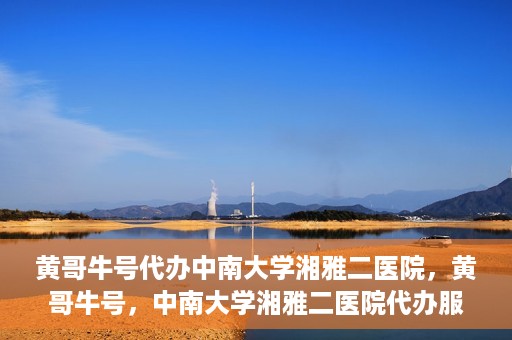 黄哥牛号代办中南大学湘雅二医院，黄哥牛号，中南大学湘雅二医院代办服务详解